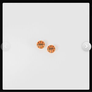 Orange Basketball Stud Earrings - Women Jewelry Earrings